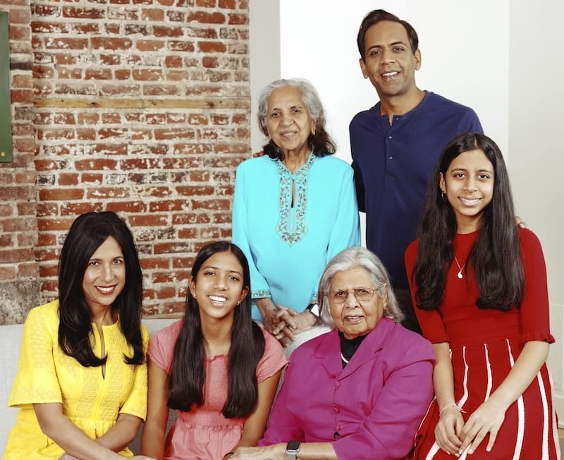 The Goyle family portrait with grandmothers and daughters